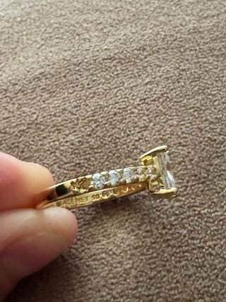 Anillo Pandora Talla 50 diametro del dedo 16mm