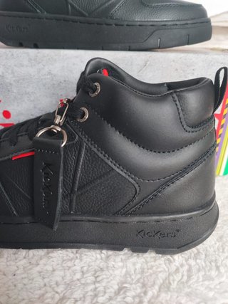 Kickers Zapatillas Piel Negra Talla 38