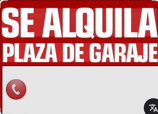 Alquilo plaza de garaje Milladoiro calle Anxeriz.