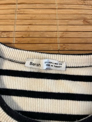 Camiseta de rayas Bershka Talla M