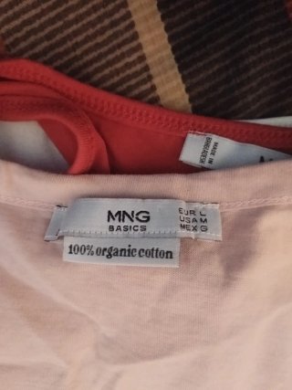 Camiseta tirantes Mango Talla L
