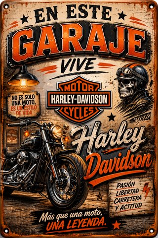 Lote 2 Chapas Harley-Davidson