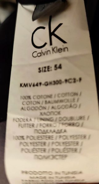 Giacca Calvin Klein Uomo Grigia