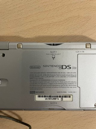 Nintendo DS Plata