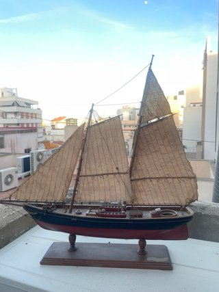 Maqueta Barco Velero Madera