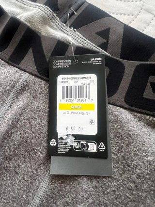 Leggings Under Armour Hombre Grises