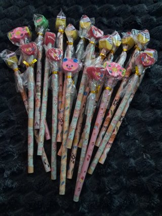 Lápices con goma de borrar/ Regalos Cumpleaños
