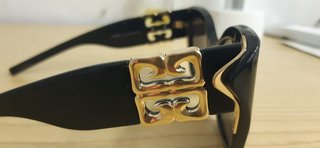 Occhiali da sole donna neri e oro