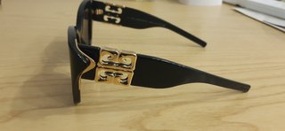 Occhiali da sole donna neri e oro