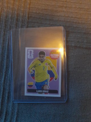 Cromo Luis Díaz Extra Sticker Mundial 2026