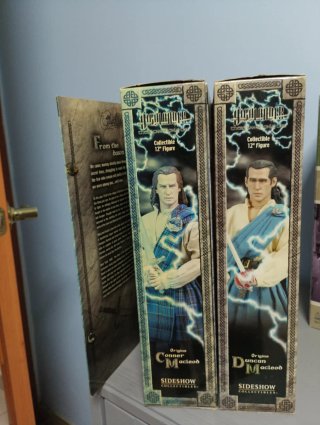 Figuras Sideshow Los Inmortales Connor y Duncan