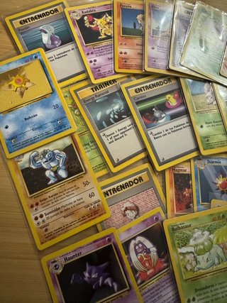 Lote 40 Cartas Pokémon Base Set sin repetidas