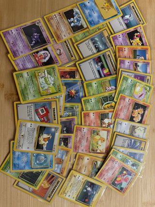 Lote 40 Cartas Pokémon Base Set sin repetidas