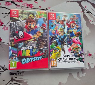 Super Mario Odyssey e Smash Bros Ultimate per Nintendo Switch
