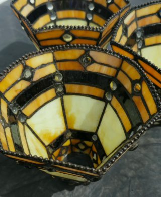 3 tulipas estilo Tiffany