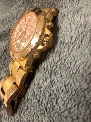 Reloj Michael Kors Dorado Rosado Cronógrafo