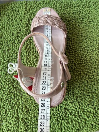 Sandalias cuña Xti beige/rosa talla 40