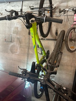 Bicicleta Montaña Verde Neón rokrider decatlón