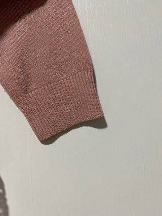 Jersey mujer mariposas rosa y blanco