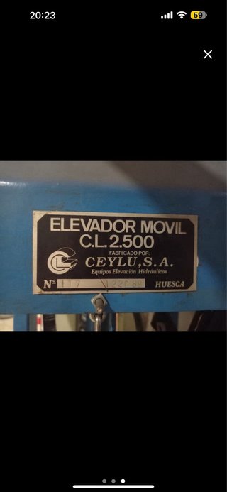 Elevador Coche Portátil monofasico, enchufe deCasa