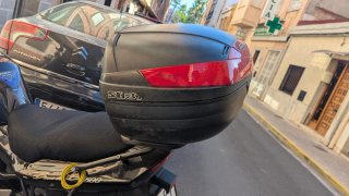 Baúl Casco Moto SH37 Negro