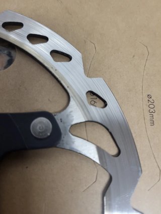 Pareja Discos Freno Shimano XT de 180 y 160 mm