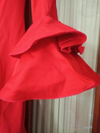 Traje de flamenca rojo