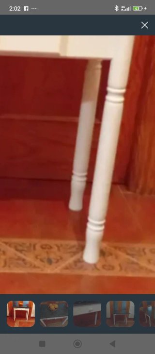 Mesa cocina blanca con encimera  gris marengo