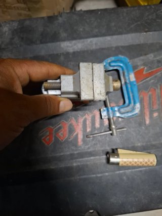 Mini tornillo de banco y sargento