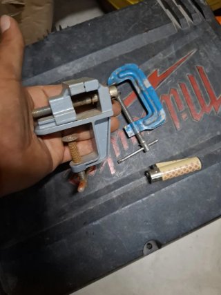 Mini tornillo de banco y sargento