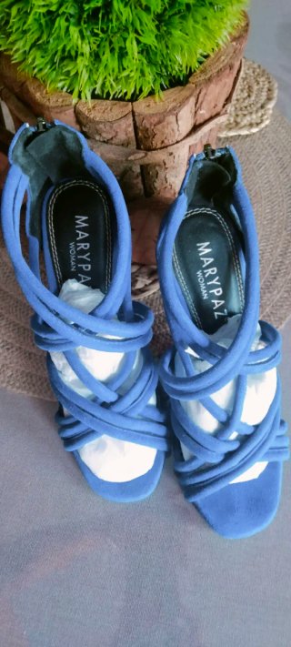 Zapatos de tacón Marypaz azules