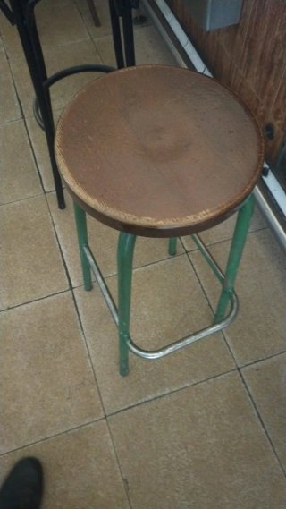 Taburetes de bar madera y metal