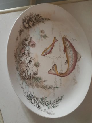 2 Piatti Ceramica British Anchor