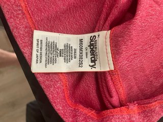 Camiseta sin mangas Superdry Roja Talla L