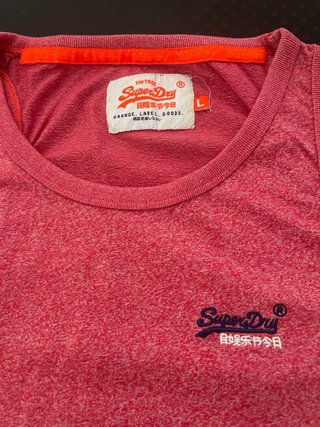 Camiseta sin mangas Superdry Roja Talla L