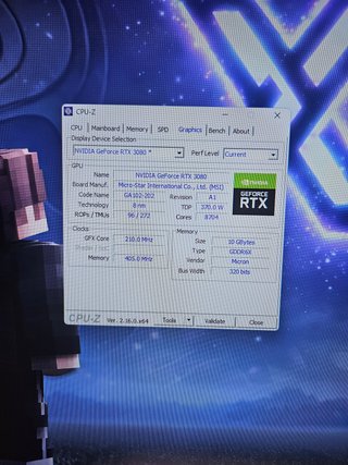 MSI RTX 3080 Gaming Z Trio 10GB LHR