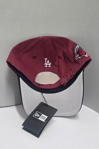 Gorra New Era LA Negra y Roja