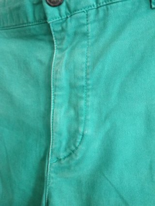 Short Lacoste Verde Vintage Talla 48 Pantalón