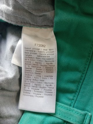 Short Lacoste Verde Vintage Talla 48 Pantalón