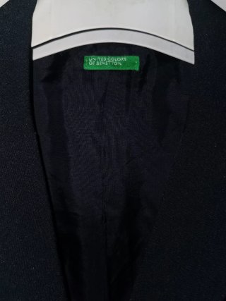 Blazer monopetto nero United Colors Of Benetton