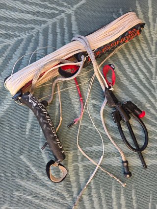 Equipo Kite Surf Cometa 9 m Slingshot, tabla KGB