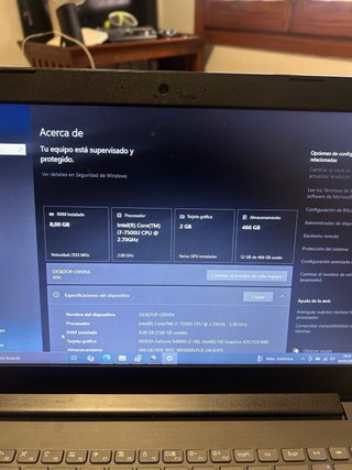 Portátil Lenovo 80XL Negro