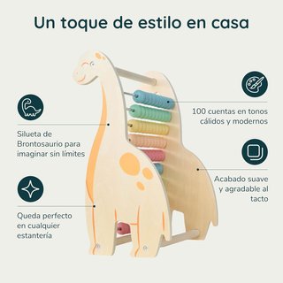 NUEVO Ábaco Dinosaurio Twig & Leaf FSC Montessori