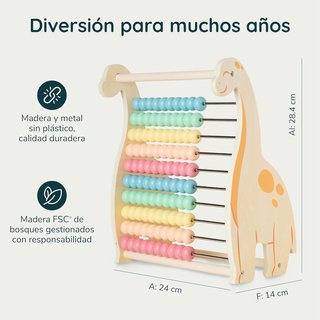 NUEVO Ábaco Dinosaurio Twig & Leaf FSC Montessori