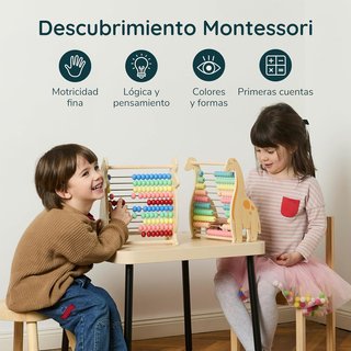NUEVO Ábaco Dinosaurio Twig & Leaf FSC Montessori