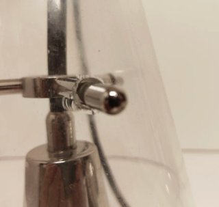 Dos lámparas colgantes, cristal y metal Grantlamp