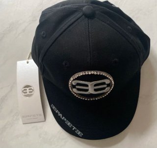 Cappello con visiera nero Papete