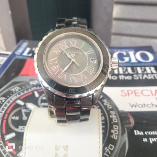 Orologio Swiss Legend Ceramica Nero/Argento
