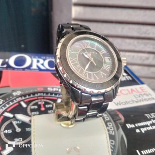 Orologio Swiss Legend Ceramica Nero/Argento