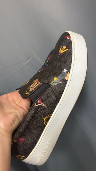 Zapatillas Michael Kors Marrones Estampadas